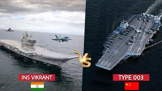 Ins vikrant vs type 003 | how IAC-1 outshines Beijing's warship ?