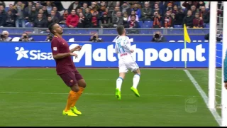 Il gol di Mertens (26') - Roma - Napoli 1-2 - Giornata 27 - Serie A TIM 2016/17