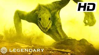 Skull Crawler Attack clip - Kong skull island (2017) FULL HD legendary movie clips