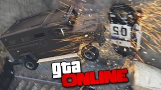 GTA ONLINE - ПОЕЗД VS БРОНЕВИК (Баги) #150