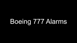 Boeing 777 TCAS, GPWS, EICAS Alarms