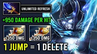 WTF Unlimited Blur Refresh 1 Shot Everything +950 Damage Per Hit 2x Rapier Phantom Assassin Dota 2