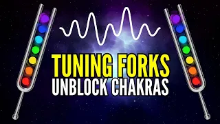 Clearing HEAVY Energy from Your Chakras with Solfeggio Tuning Forks