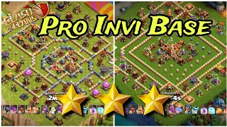 How to destroy Th16 pro legend league invisible base ? @ClashOfClans  #coc #invibase #legendbase