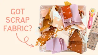 After This Video You Wont Throw Away Scrap Fabric Again!