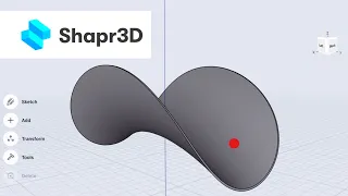 Shapr3D - Hyperbolic paraboloid shape