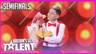 Jamie Leahey: AWESOME Kid Ventriloquist Gets All The Love!| Semi Finals Britain's Got Talent 2022