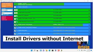 How to install Drivers without Internet