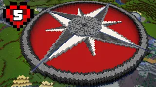 I Built A GIANT Compass Rose in Minecraft Hardcore (#5)