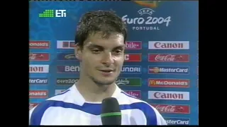 EURO 2004 / Δηλώσεις Άγγελου Χαριστέα (ΕΤ1) μετά το Γαλλία-Ελλάδα 0-1 (25.06.2004) Προημιτελικά