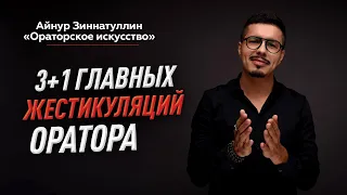 3+1 ЖЕСТИКУЛЯЦИЙ ОРАТОРА ОНЛАЙН И ОФФЛАЙН