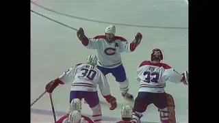 1987 playoffs - Naslund scores OT winner vs Bruins