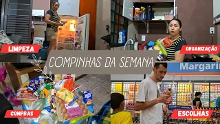 compras da semana 📝 mas orgazando as coisas ✅️