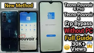 how to Tecno Pouvoir 4 pro (LC8)(LC7) frp bypass | Tecno pouvoir 4 (LC7) Frp bypass Without PC Urdu