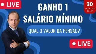 Qual o valor da Pensão para quem ganha 1 salário mínimo?