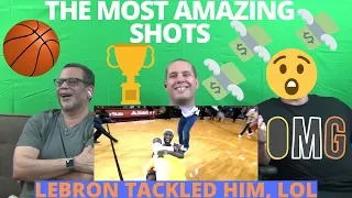 Crazy half court shots | REACTION | NBA | COMPILATION