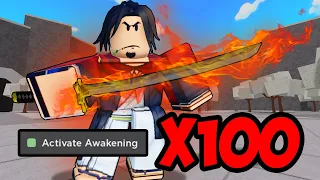 ENTIRE SERVER uses Atomic Samurai ULTIMATE MOVE in Roblox The Strongest Battlegrounds