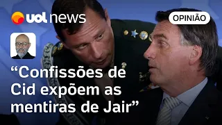 Mauro Cid mostra que 'verdades' de Bolsonaro eram mentiras à espera de delação, diz Josias