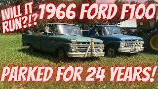 1966 F100 Farm Auction Truck! Will it Run?!? "Ran When Parked" One Owner Jewel!!