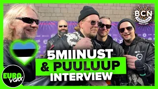 🇪🇪 5MIINUST, PUULUUP '(nendest)...' (INTERVIEW) // BCN Eurovision Party // Estonia Eurovision 2024