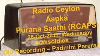 Radio Ceylon 26-10-2011~Wednesday Morning~04 Film Sangeet - Deepawali Special-Part-B-