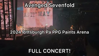 AVENGED SEVENFOLD Live at Pittsburgh PA - PPG Paints Arena 2024 FULL CONCERT!