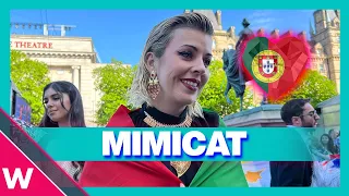 Mimicat (Portugal) @ Eurovision 2023 Turquoise Carpet Opening Ceremony | Interview