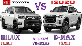 ALL NEW Toyota HILUX Vs Isuzu D-MAX | Which one is better ?