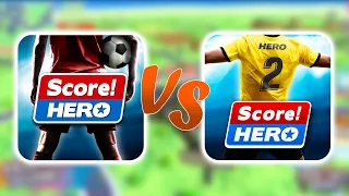 Score! Hero VS Score! Hero 2 - COMPARISON (ANDROID)