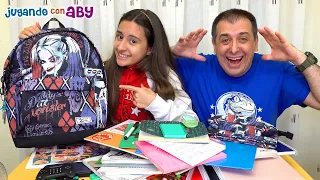 ¿Qué hay en mi MOCHILA del INSTITUTO? Haul de MATERIAL ESCOLAR y Reto de Mochilas