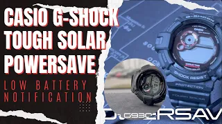 CASIO G-SHOCK TOUGH SOLAR| Powersave, LOW battery Notification, MUDMAN G9300-1, Rangeman GW9400-1