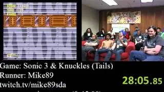 Awesome Games Done Quick 2012 - Sonic 3 & Knuckles speed run