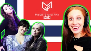 WHO WILL NORWAY SEND TO EUROVISION 2023? REACTING TO MELODI GRAND PRIX SNIPPETS