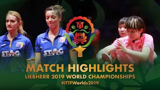 Chen Meng/Zhu Yuling vs Beima B./Emina H. | 2019 World Championships Highlights (R64)