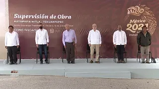 Supervisión de obra. Autopista Mitla-Tehuantepec, Santo Domingo Tepuxtepec, Oaxaca.