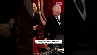 On Camera: King Charles Signals Aide To Clear Desk | Viral Video | #shorts