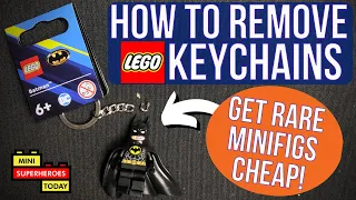 HOW to REMOVE LEGO Keychains and Get Rare Minifigs CHEAP! (1989 Batman Tutorial)