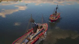 RDR2 - What if a large ship collides with a large ship
