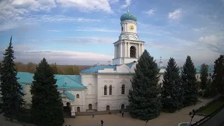 Божественная литургия 19 октября 2021 года, Свято-Успенская Святогорская лавра, Украина, Святогорск