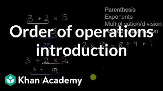 Order of operations introduction | 6th grade | Khan Academy