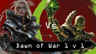 Dawn of War Soulstorm 1 v 1 Sisters of Battle (Elise_UA) vs Necrons (YOGA)