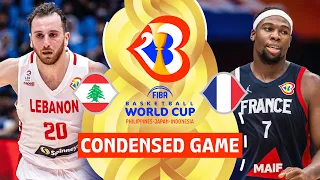 Lebanon 🇱🇧 vs France 🇫🇷 | Full Game Highlights | FIBA Basketball World Cup 2023