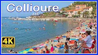 【4K】WALK Collioure  Tourisme en FRANCE 4k video TRAVEL VLOG