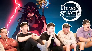 2 UPPER MOONS?! Anime HATERS Watch Demon Slayer 3x3 | "A Sword From Over 300 Years Ago" REACTION