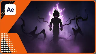 Así ANIMO a Vegeta ULTRA EGO en After Effects!