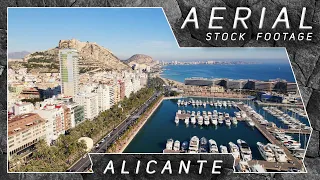 Alicante ● Spain 🇪🇸 | 4K Aerial Drone Stock Footage