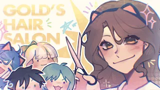 ☆ GOLD’S HAIR SALON // KREW ANIMATIC !! #krewreacts