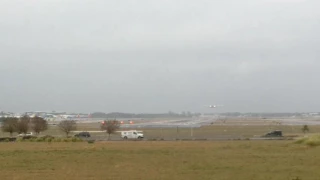 Air Force One landing at Tampa International Airport