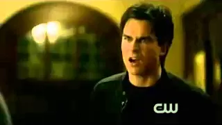 Damon and Elena fighting after Rose's death | 2x12