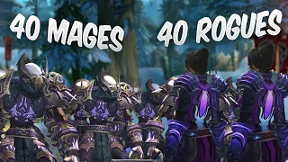 40 MAGES VS. 40 ROGUES - THE ULTIMATE BATTLE!